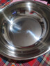 【不锈钢】和面盆厨房烘焙家用火锅盆洗菜打蛋汤锅盆醒面盆料理盆 32cm【热卖款】不锈钢 和面盆 实拍图