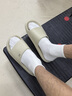 361°情侣居家拖鞋男薄底静音eva家居鞋室内待客凉拖鞋女洗澡防滑男鞋 晨光灰-男女同款 42-43 (265mm) 实拍图