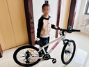 喜德盛儿童自行车小王子变速车7速青少年学生通勤运动骑行单车 白粉色  晒单实拍图