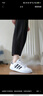 adidas COURTBEAT休闲舒适低帮篮球风板鞋男女阿迪达斯官方轻运动   白色/黑色   42.5 实拍图
