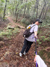 探路者喀纳登山杖手杖碳素碳纤维可伸缩超轻户外徒步便携爬山棍 宝石紫 实拍图