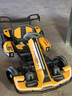 米国队长卡丁车儿童电动车成年人可坐6-12岁极速四轮赛车亲子漂移汽车 【顶配】黄+精品头盔护具+四轮充气轮+漂移后轮 自用送礼有面：钥匙启动+4845大电机+便携式电瓶 实拍图