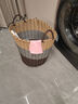 京惠思创脏衣篮浴室神器收纳篮收纳筐玩具收纳桶脏衣篓折叠洗衣篮棕色大号 实拍图