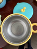 葆氏婴儿辅食碗感温注水保温碗316不锈钢宝宝婴幼儿吃饭儿童餐具 实拍图