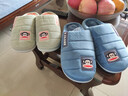 大嘴猴（paul frank）棉拖鞋女士秋冬季室内家居拖鞋毛绒保暖厚底棉鞋女款果绿250PF607 实拍图