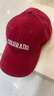 楚黛妮（CHUDAINI）帽子男女四季通用棒球帽百搭韩版大头围显脸小鸭舌帽户外防晒透气 酒红色 XL 大头围款59-63cm 实拍图