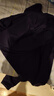 南极人男士秋衣秋裤男套装纯棉抗菌薄款保暖内衣打底线衣棉毛衫黑色4XL 实拍图