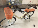 EG7自行车成人女士轻便单车通勤上班变速普通亲子复古男式 【基础款】单速-黄 26英寸【适合:155-175cm】 实拍图