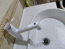 高田贤三（Kenzo Takada） 出口日本抽拉式水龙头洗脸盆冷热白色卫生间洗手池面盆台盆龙头 白色款（带冷热管） 实拍图