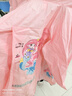牧萌儿童雨衣带书包位男童女童加长全身学生雨披 粉美人鱼拉链款 4XL 实拍图
