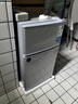奥克斯小冰箱家用小型迷你冷藏冷冻两用出租房宿舍用节能省电寝室办公室电冰箱 【热卖款 升级净化去味】22A126DW银 实拍图