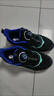 安踏儿童运动鞋男女童跑步鞋秋冬季网革旋钮扣犟弹科技学生赤焰跑鞋 【男革面】黑/蓝/绿5523N-2 36 脚长约23cm 实拍图