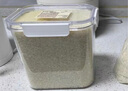 MUJI共聚酯保存容器 Tritan 透明食品密封罐米桶厨房收纳盒食物密封盒 长193*宽138*高181mm 2.84L 实拍图