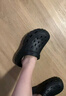 俞兆林（YUZHAOLIN）洞洞鞋男士户外开车凉鞋沙滩鞋包头拖鞋男外穿 YF093 黑色 46/47 实拍图