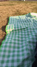 户外防潮加厚防潮垫沙滩露营垫户外坐垫 绿格子 1.5米*2米 实拍图