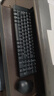 罗技（Logitech）MK220 键鼠套装 无线键鼠套装 办公键鼠套装  多媒体键鼠套装 带无线2.4G接收器 黑色 实拍图