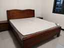 麦娅月实木床 胡桃木实木床中式双人床简约家用主卧婚床实木大床 胡桃木床+2柜+20cm弹簧棕垫 1800*2000mm框架款 实拍图