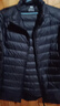 京东京造【air+零压羽绒】轻薄羽绒服男外套冬立领白鸭绒 曜石黑L 实拍图
