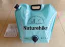 Naturehike挪客凌沃户外水袋自带水龙头露营野餐野炊烧烤家用折叠水桶自驾游 晴山蓝/10L 实拍图