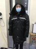 双面刃防风防雨多功能防寒棉服物业保安工作服装反光条棉衣冷库加厚棉袄 升级款121多功能棉服-中长款 XL (175) 晒单实拍图