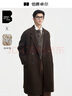 伯爵卓尔高端全羊毛双面呢大衣100%男士2025秋冬季新款中长款通勤男装外套 可可棕（中长款） 【二代-石墨烯/鹅绒内胆】 L (175) 实拍图