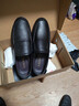 宜驰（EGCHI）新款商务休闲鞋男皮鞋大码套脚头层牛皮中年鞋子 36274 黑色 41 实拍图