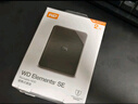 西部数据（WD）1TB 移动硬盘 USB3.0 SE系列 2.5英寸 机械硬盘 笔记本电脑外接 外置存储办公 大容量家庭存储 实拍图