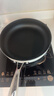 温仑山丝带平底锅不粘锅煎锅燃气灶电磁炉专用加深炒锅煎蛋锅自由白26cm 实拍图