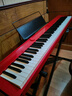 卡西欧（CASIO）电钢琴便携PX-S1100/PXS3100重锤88键智能触屏火星红成人专业考级 PXS1100红色+单踏板+便携X架 实拍图