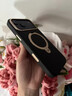 图拉斯支点壳Q3Soft【高定级触感丨超真皮手感】 适用于iphone17promax手机壳苹果17pro磁吸防摔16男女 【率性黑】经典格调 iPhone17Pro 实拍图