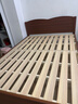 巴比肯实木床1.5m新中式家用双人床主卧轻奢胡桃木色实木床极简风家具 胡桃色单床【加厚床板跑量款】 1.5米*2米框架结构【限量促销】 实拍图