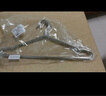 晟旎尚品实心不锈钢衣架加粗加大晾晒衣架子无痕衣服挂架撑子40cm10只装 实拍图