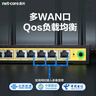磊科（netcore）B11全千兆9口企业级无线路由器 1200M双频5G多WAN口 家用商用高速路由WiFi穿墙/多运营商接入 实拍图