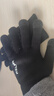 卡尔美（KELME）骑行手套男毛线手套冬季保暖手套防寒触屏手套跑步运动训练 黑色  实拍图
