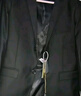 罗蒙西服套装男士商务修身西装男职业正装小西服新郎伴郎结婚礼服外套 黑色双扣【西服+西裤+衬衫】 XL /175【115-130斤】+7件礼品 实拍图