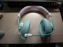 觅声射手座游戏耳机头戴式有线带麦电竞专用电脑耳麦三角洲行动3.5/usb接口虚拟7.1音效声卡降噪麦克风 3.5mm接口魔幻青-高端钕铁硼单元 实拍图