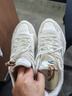 安踏小老爹休闲鞋男鞋秋季革面舒适缓震厚底增高软底鞋子男跑步运动鞋 实拍图