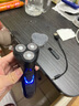 吉利来电动男士剃须刀 充电便携三刀头旋转剃须刀家用电器送爸爸送老公送男友生日七夕礼物 尊贵黑【活动专用】 实拍图