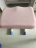 学生坐垫教室专用学习凳子板凳学校久坐屁股儿童屁垫高中生椅子垫 粉色【小号绒布款】可拆洗双绑带 实拍图