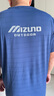 美津浓（MIZUNO）短袖t恤男士凉感冰丝夏季薄款户外青年速干衣 藏青色【2104】 XL 实拍图