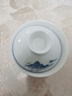 MULTIPOTENT功夫茶具三才盖碗手绘青花山水薄胎瓷泡茶碗礼物礼盒装 实拍图