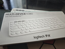 罗技（Logitech）时尚系列 K380 键盘 蓝牙办公键盘 无线键盘 女友 便携超薄键盘 笔记本键盘 芍药白 实拍图