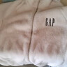 GAP男女装抱抱绒字母logo抓绒立领外套休闲上衣609070 米色 XL (180/100A) 亚洲尺码 实拍图
