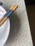 唐宗筷 锦鲤印花筷竹筷子10双装 家用酒店用 天然竹 碳化不易发霉餐具 实拍图