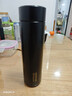 炊大皇 保温杯 316L医用级不锈钢茶水分离商务便携保温杯 黑色 490ml 实拍图