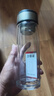 【⭐京东物流配送】高硼硅双层玻璃杯大容量泡茶杯水杯子茶水分离 【活动】 350ml 1只 实拍图