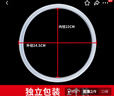 鲸万荟不锈钢高压锅密封圈 适配苏泊尔压力锅胶圈皮圈锅圈铝高压锅专用硅胶圈内径22cm2个装 W969 实拍图
