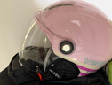 野马（YEMA）3C认证359S电动摩托车头盔男女秋冬季轻便式半盔电瓶车安全帽 四季通用 樱桃粉彩带花配透明长镜 实拍图