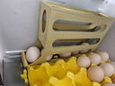 鸡蛋收纳盒冰箱用侧门收纳架鸡蛋托架自动滚蛋鸡蛋盒储存盒保鲜盒 奶白色【单个装】 实拍图