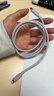 ANKER安克 充电线苹果mfi认证适用iphone12/13/14手机充电器亲肤type-c转lightning快充数据线0.9m浅紫 实拍图